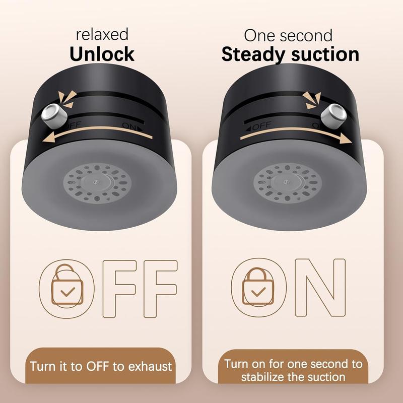 Vacuum Magnetic Phone Holder – Foldable & Adjustable